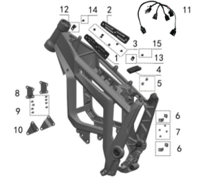 WIRING LOOM AND FRAME ATTACHMENT