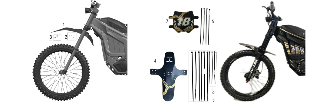 MUDGUARD/NUMBER BOARD