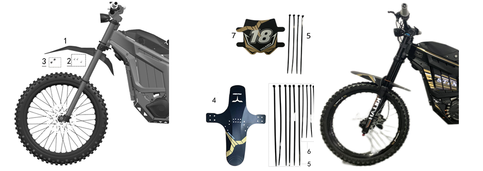 MUDGUARD/NUMBER BOARD (DNM)