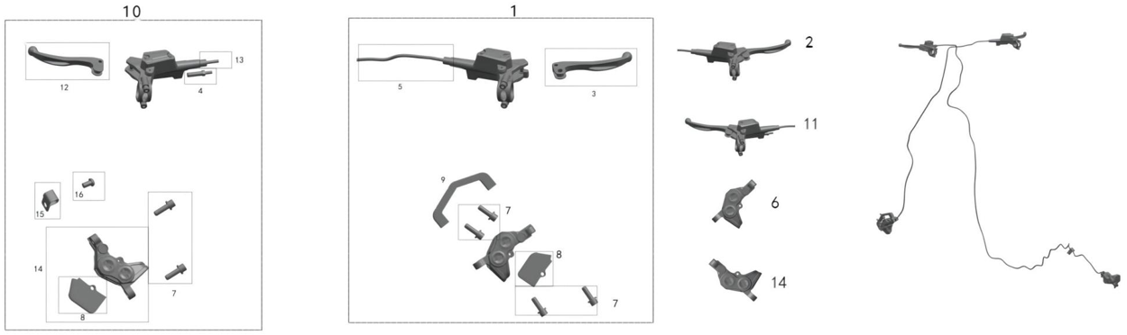 BRAKE SYSTEM COMPLETE (LBN)
