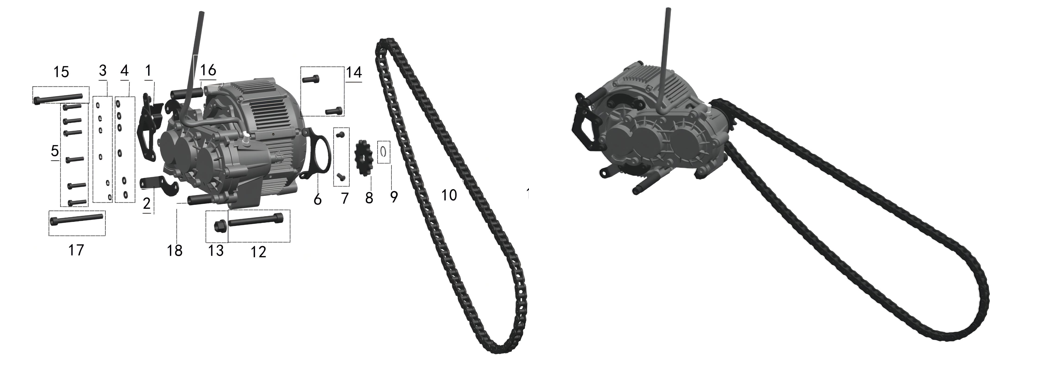 MOTOR/GEARBOX