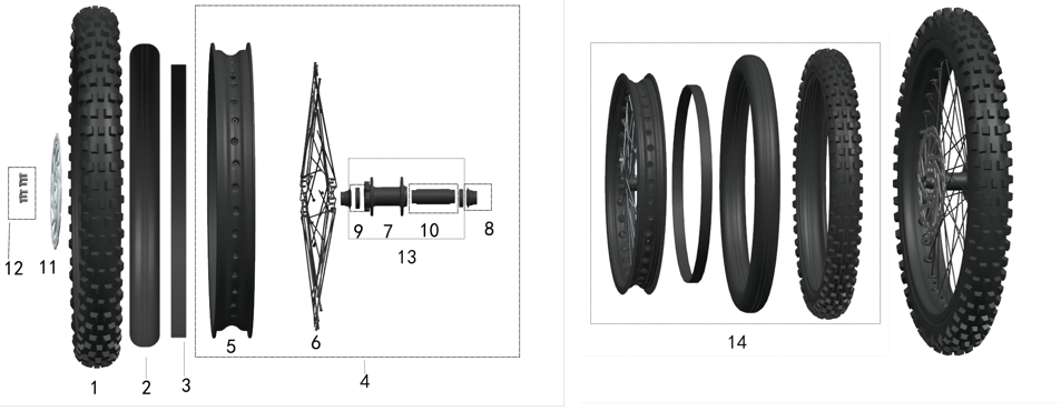 FRONT WHEEL ASSEMBLY