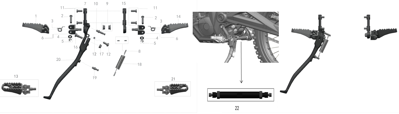 FOOTPEG ASSEMBLY