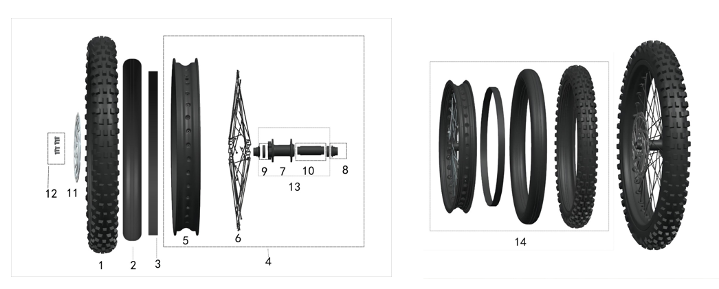 FRONT WHEEL ASSEMBLY