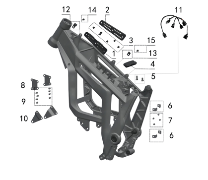 WIRING LOOM AND FRAME ATTACHMENT
