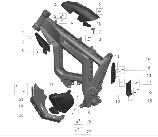 EXTERIOR FIXING PART