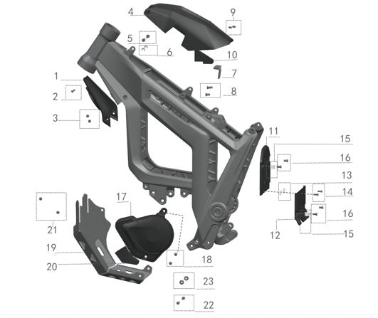 EXTERIOR FIXING PART