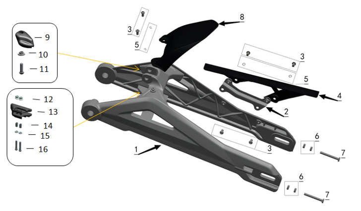 SWINGARM ASSEMBLY