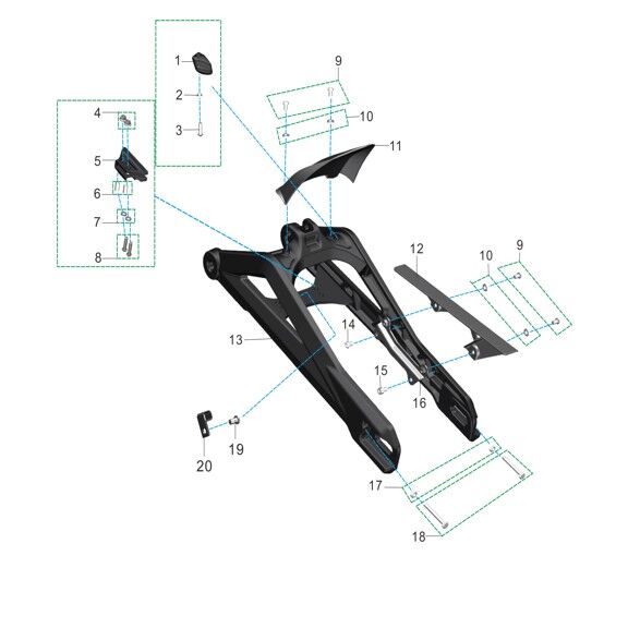 SWINGARM ASSEMBLY