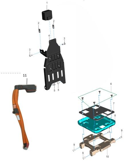 BATTERY PACK HOLDER