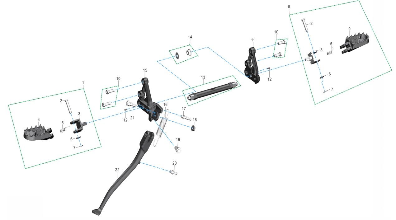 FOOTPEG ASSY