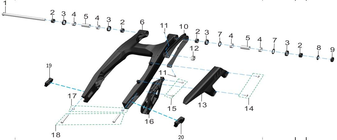 SWINGARM ASSEMBLY