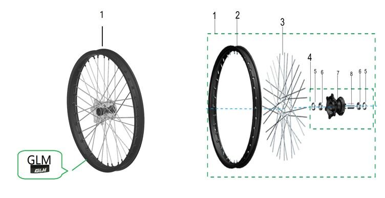 GLM FRONT WHEEL