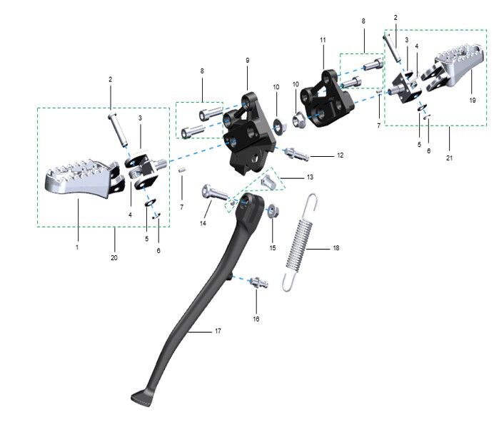 FOOTPEG ASSEMBLY