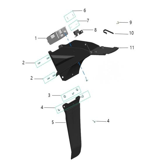 SEAT UNDERTRAY