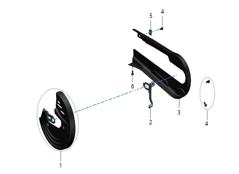 BRAKE COVER/CHAIN COVER