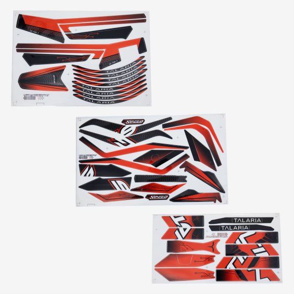 Talaria Orange Graphics Kit Long Tail